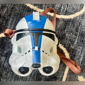 Disney Parks Star Wars Clone Trooper Helmet Popcorn Bucket 2025 Blue / White